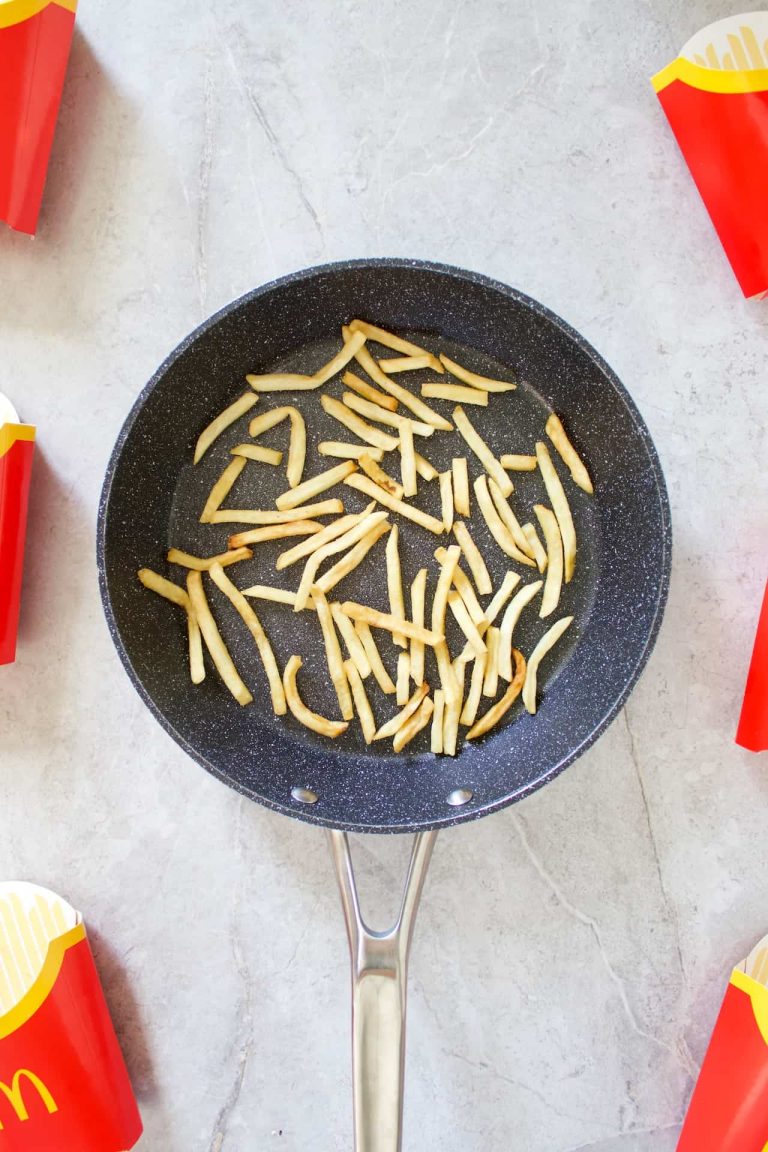 SkilletFrying Pan to Reheat McDonald’s Fries